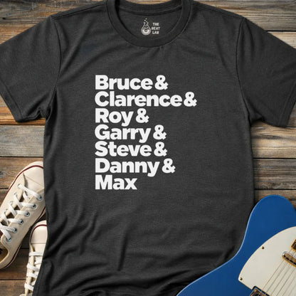 Bruce & The Band T-shirt - Dark Heather Grey / S - T-Shirt