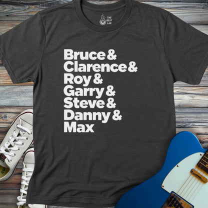 Bruce & The Band T-shirt - Dark Heather Grey / S - T-Shirt