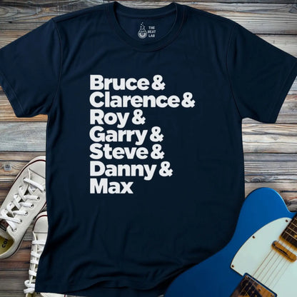 Bruce & The Band T-shirt - Navy / S - T-Shirt