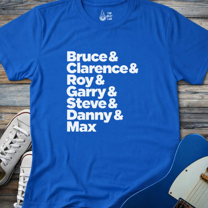 Bruce & The Band T-shirt - Royal / S - T-Shirt
