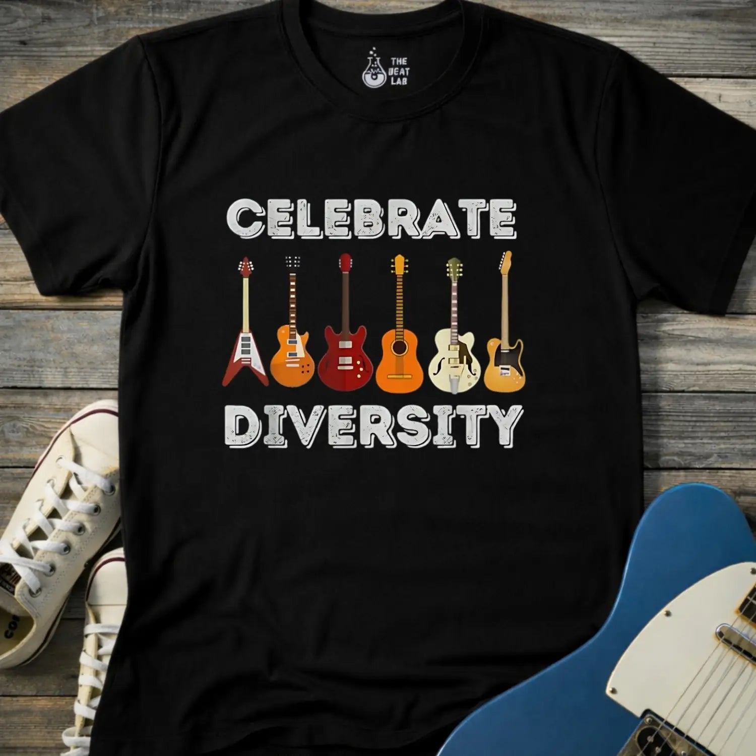Celebrate Diversity T-shirt - Black / S - T-Shirt