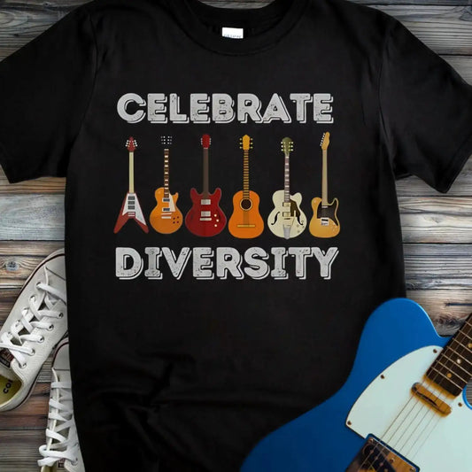 Celebrate Diversity T-shirt Black