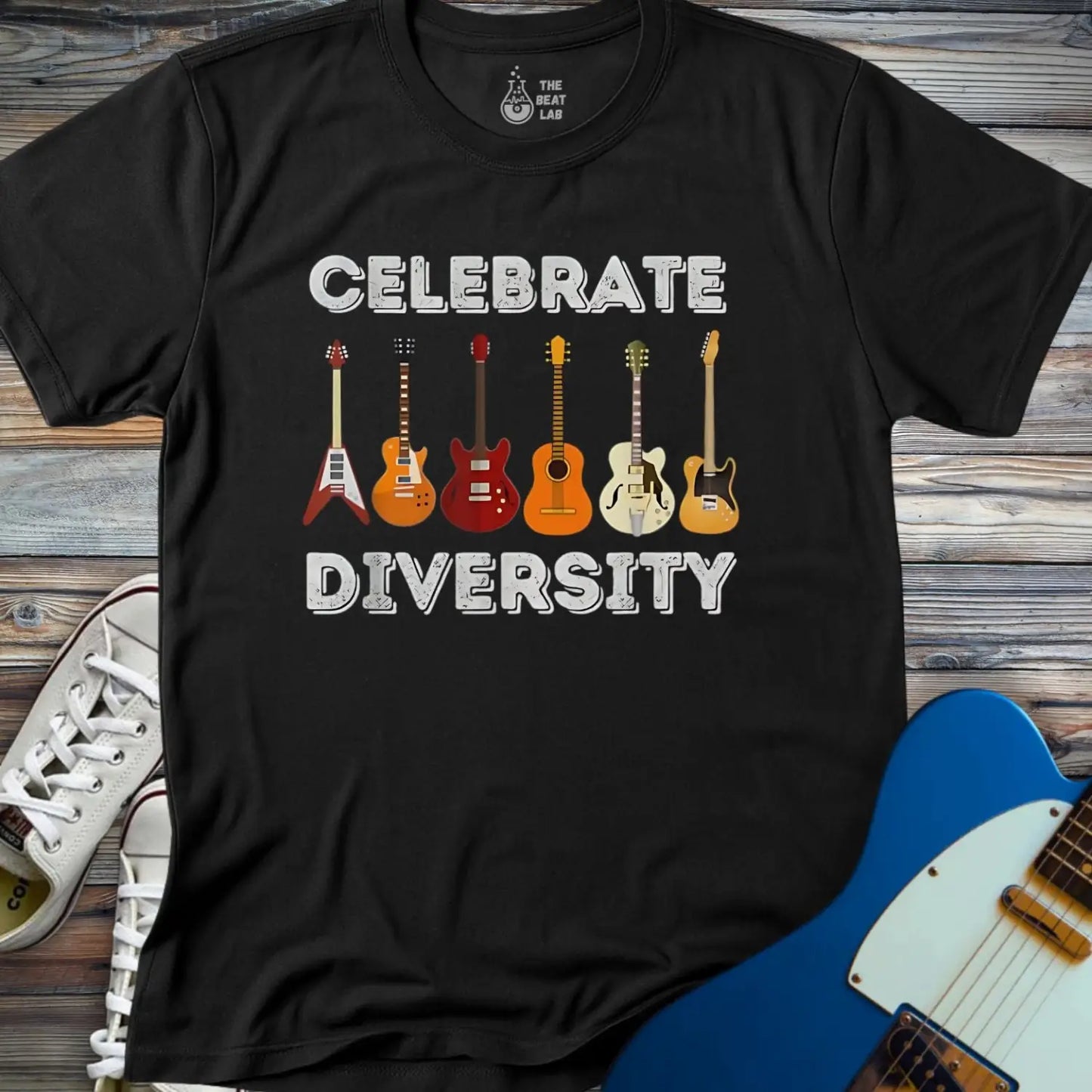 Celebrate Diversity T-shirt - Black / S - T-Shirt