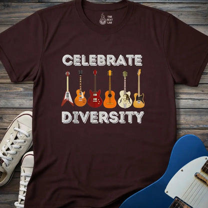 Celebrate Diversity T-shirt - Dark Chocolate / S - T-Shirt