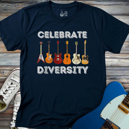 Celebrate Diversity T-shirt - Navy / S - T-Shirt