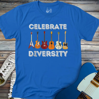 Celebrate Diversity T-shirt - Royal / S - T-Shirt