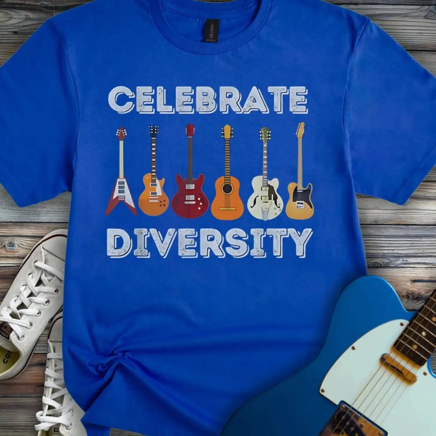 Celebrate Diversity T-shirt Royal