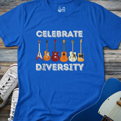 Celebrate Diversity T-shirt - Royal / S - T-Shirt