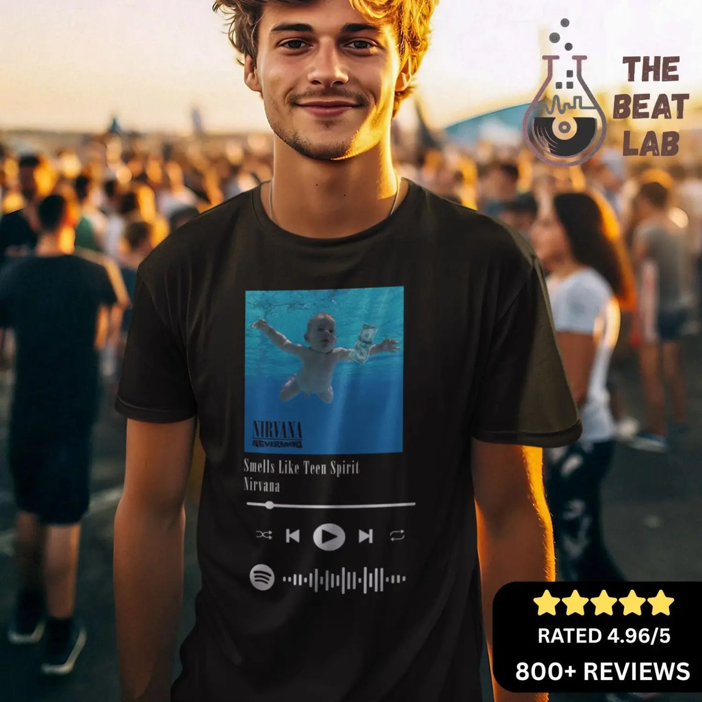 Custom Spotify Song T-shirt