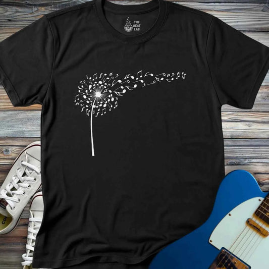 Dandelion Musical Notes T-shirt
