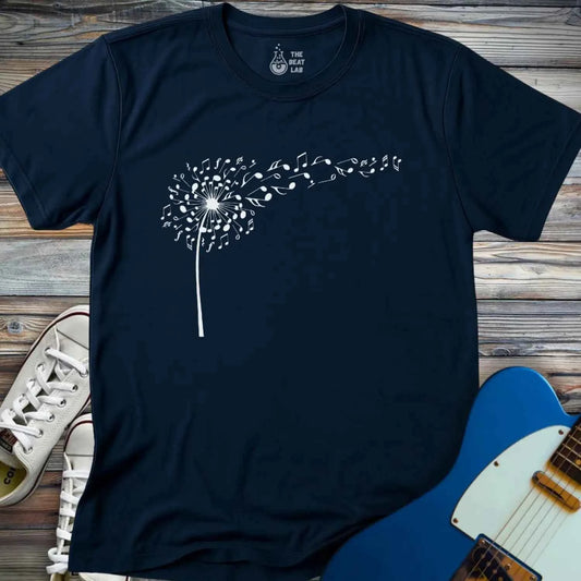 Dandelion Musical Notes T-shirt