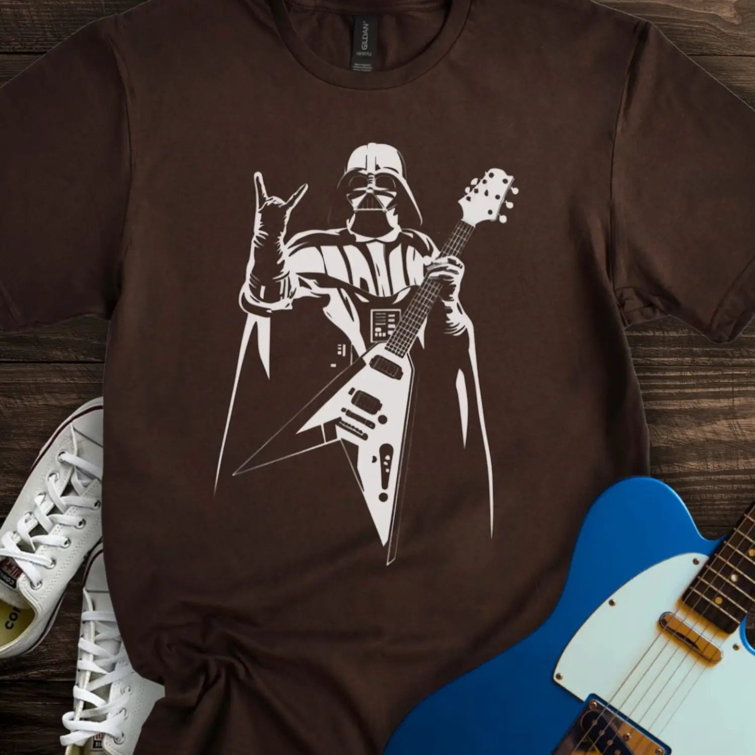 Darth Vader T-shirt - Dark Chocolate / S - T-Shirt