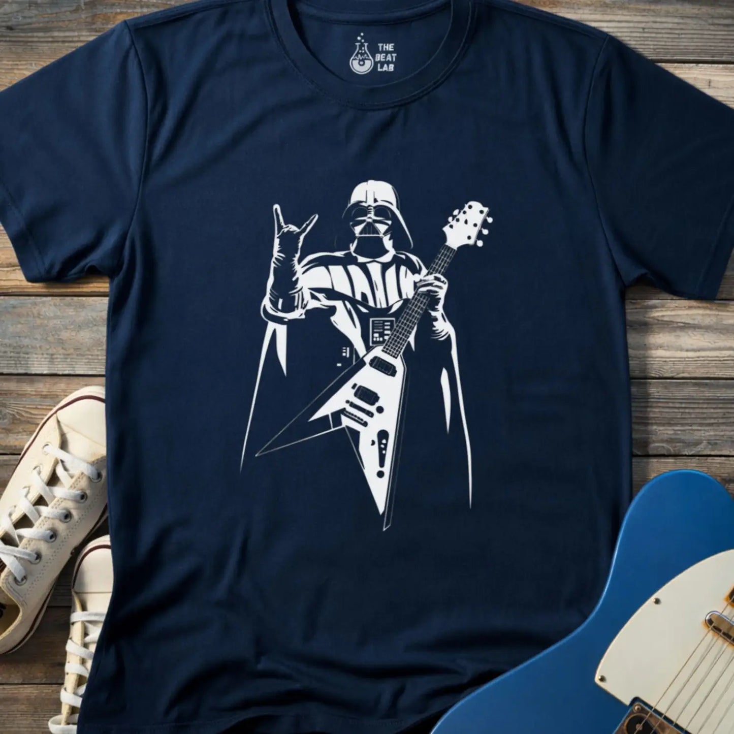 Darth Vader T-shirt - Navy / S - T-Shirt