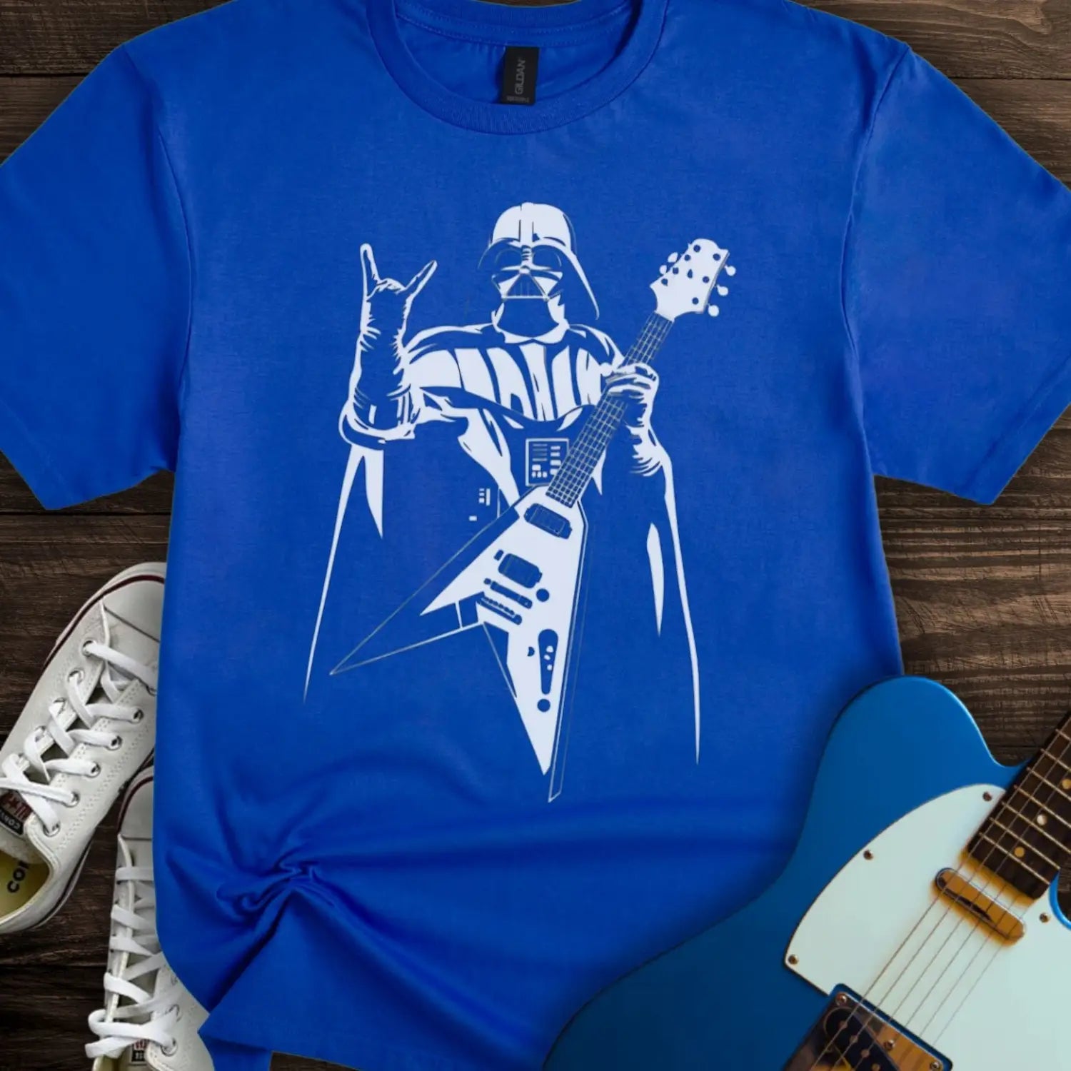 Darth Vader T-shirt - Royal / S - T-Shirt