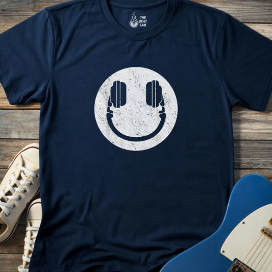 DJ Smile T-shirt - Navy / S - T-Shirt