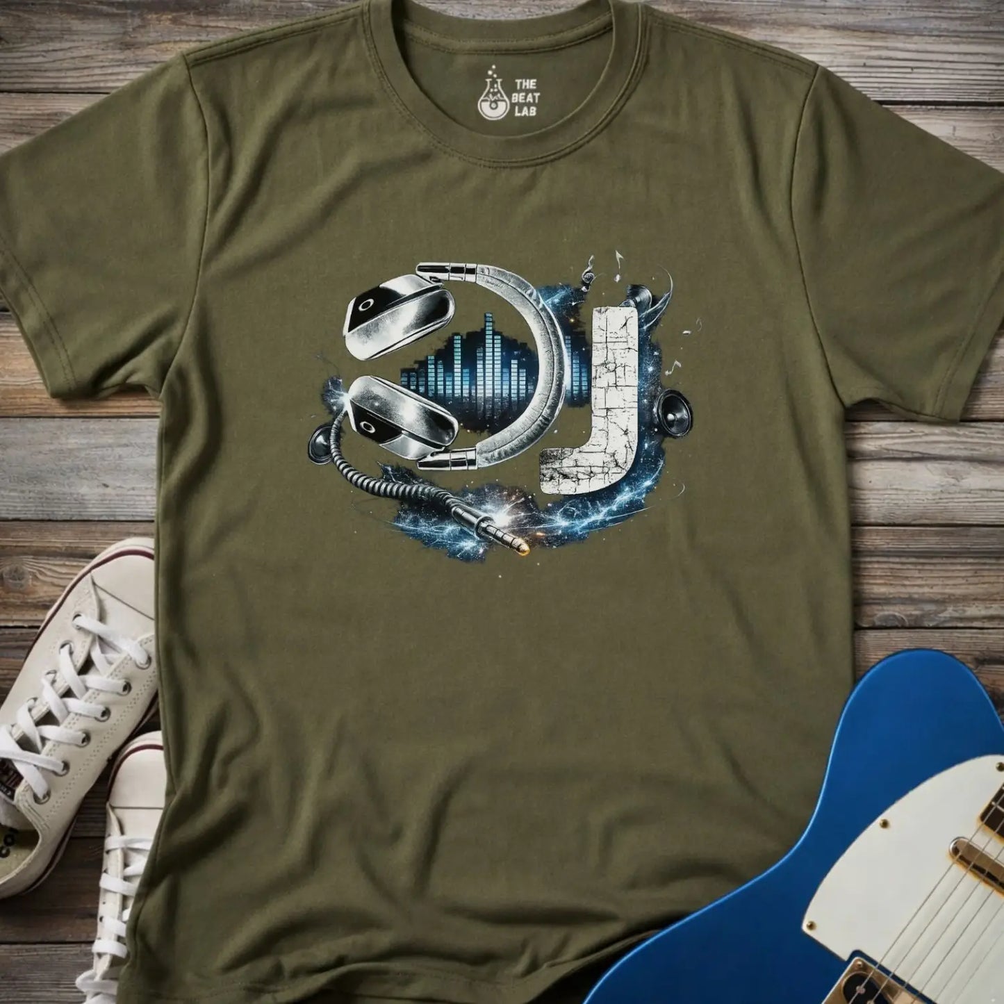 DJ T-shirt - Military Green / S - T-Shirt