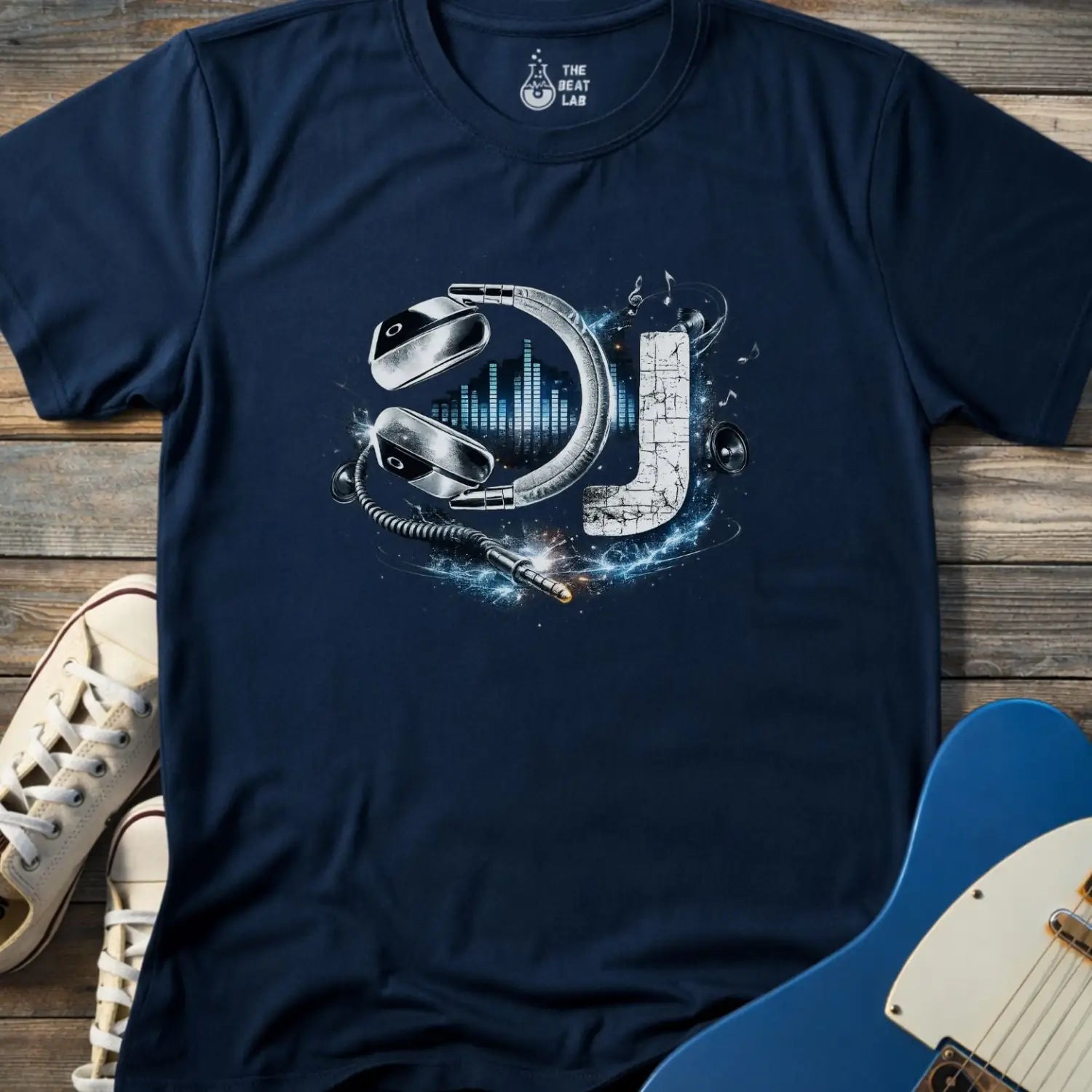 DJ T-shirt - Navy / S - T-Shirt