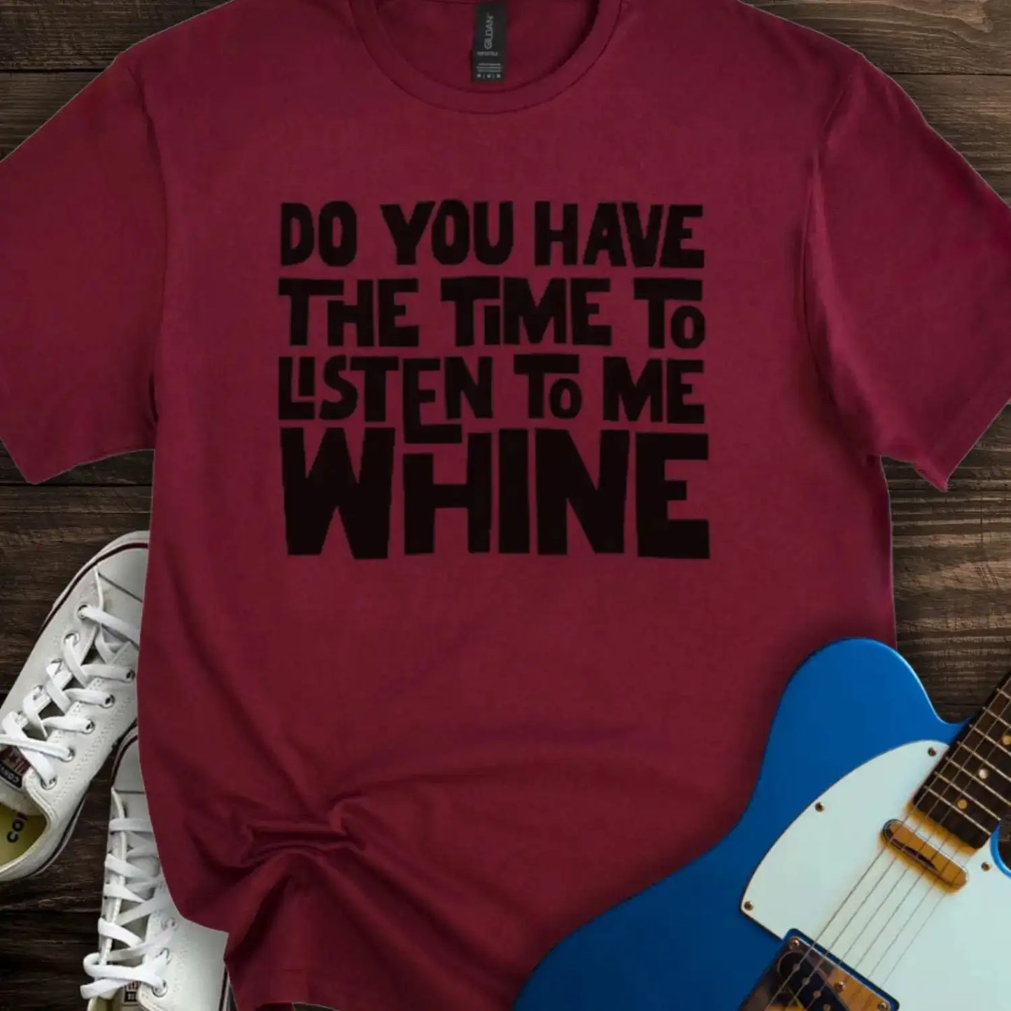 Do You Have The Time T-shirt Maroon