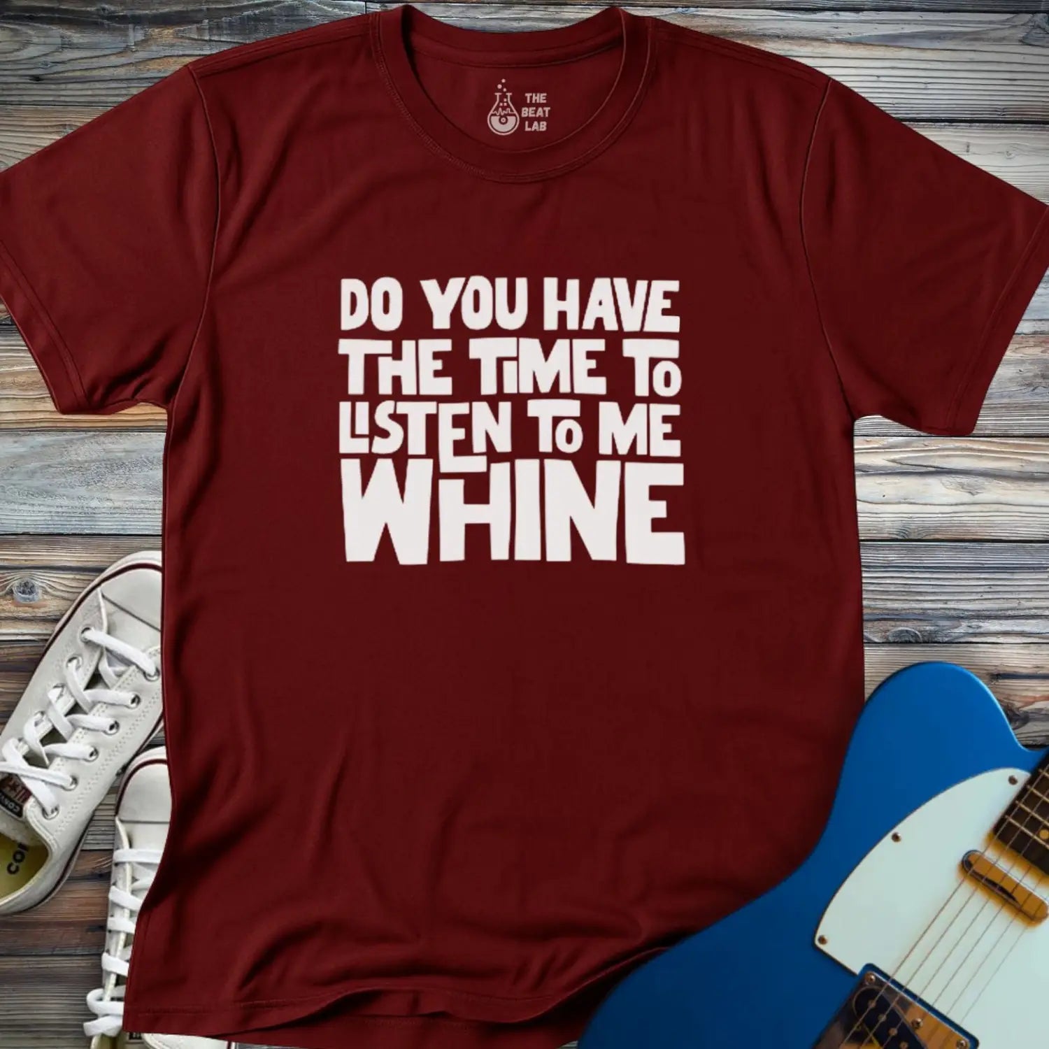 Do You Have The Time T-shirt - Maroon / S - T-Shirt