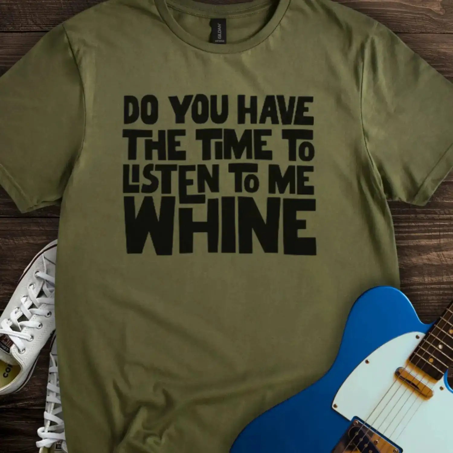 Do You Have The Time T-shirt Military Green