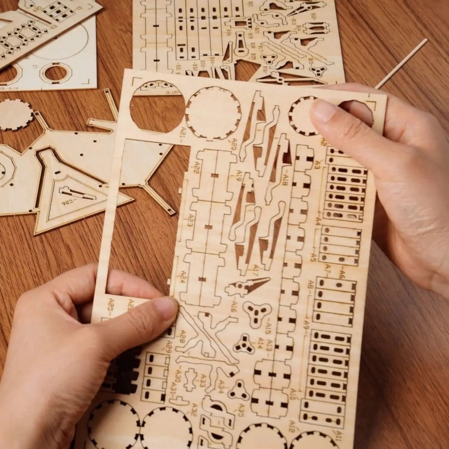 Drum Kit 3D Wooden Puzzle