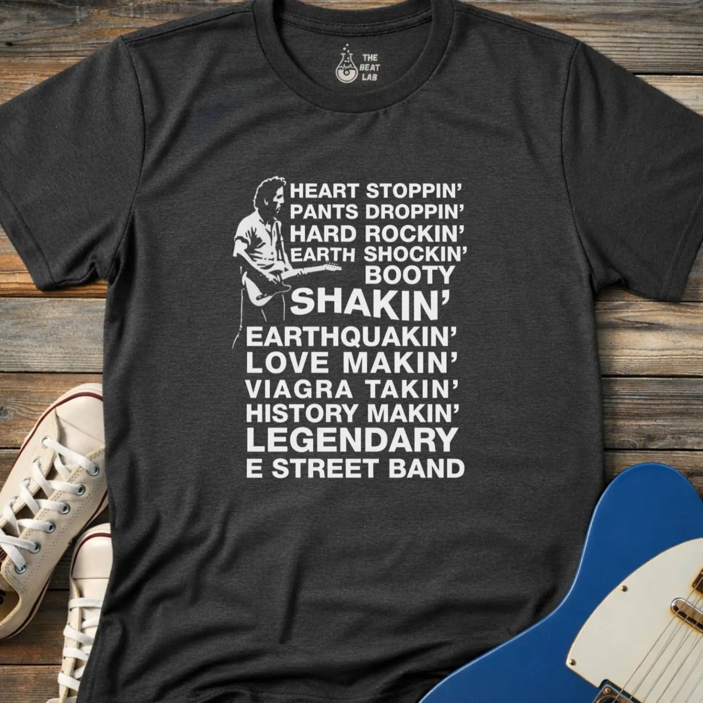 E Street Band (I) T-shirt - Dark Heather Grey / S - T-Shirt
