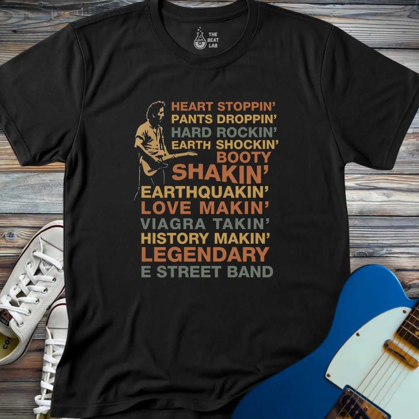 E Street Band (II) T-shirt - Black / S - T-Shirt