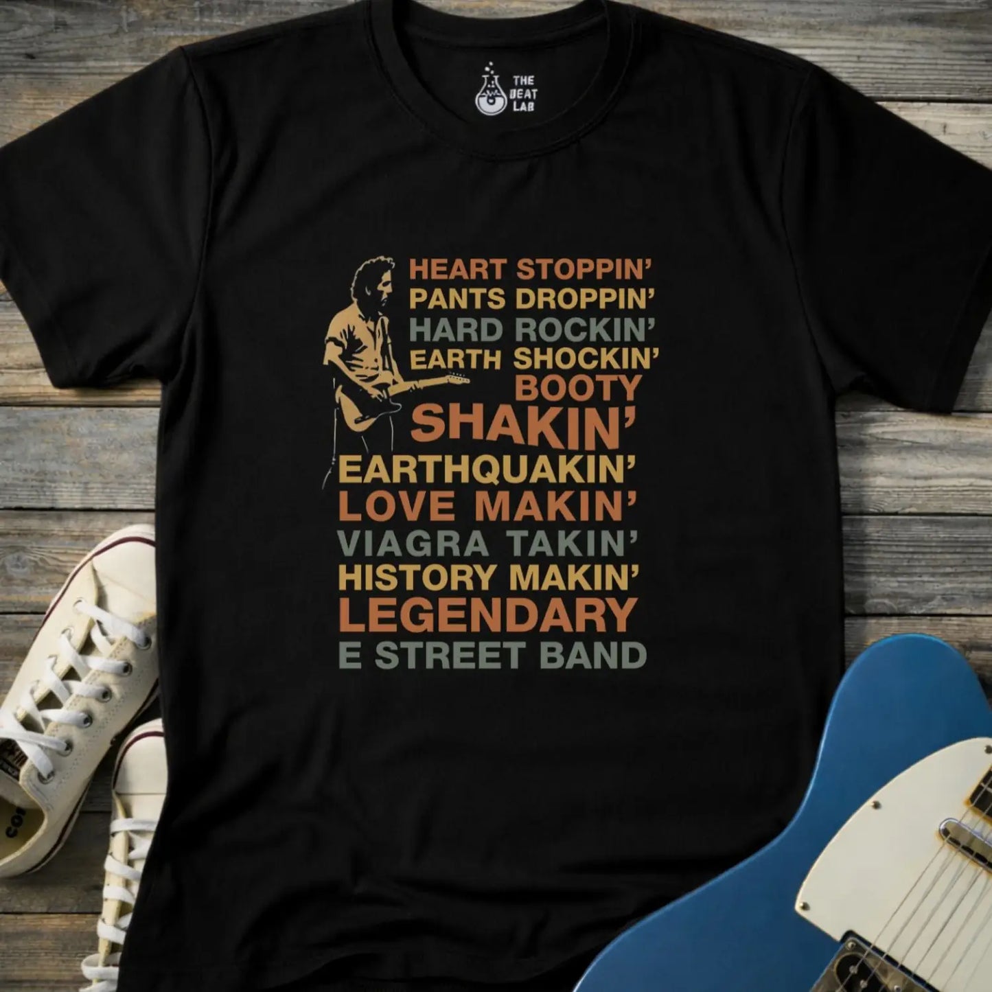 E Street Band (II) T-shirt - Black / S - T-Shirt