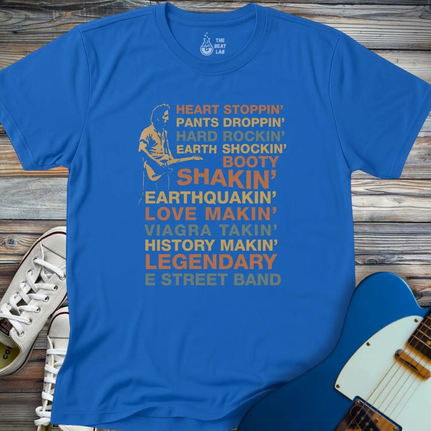 E Street Band (II) T-shirt - Royal / S - T-Shirt