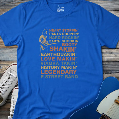 E Street Band (II) T-shirt - Royal / S - T-Shirt