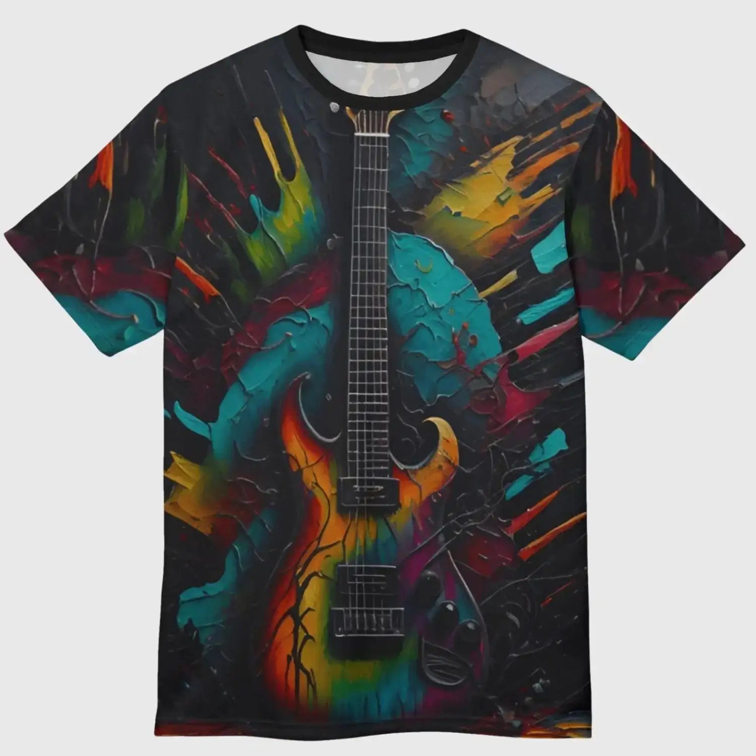 Electric Guitar Splash T-Shirt