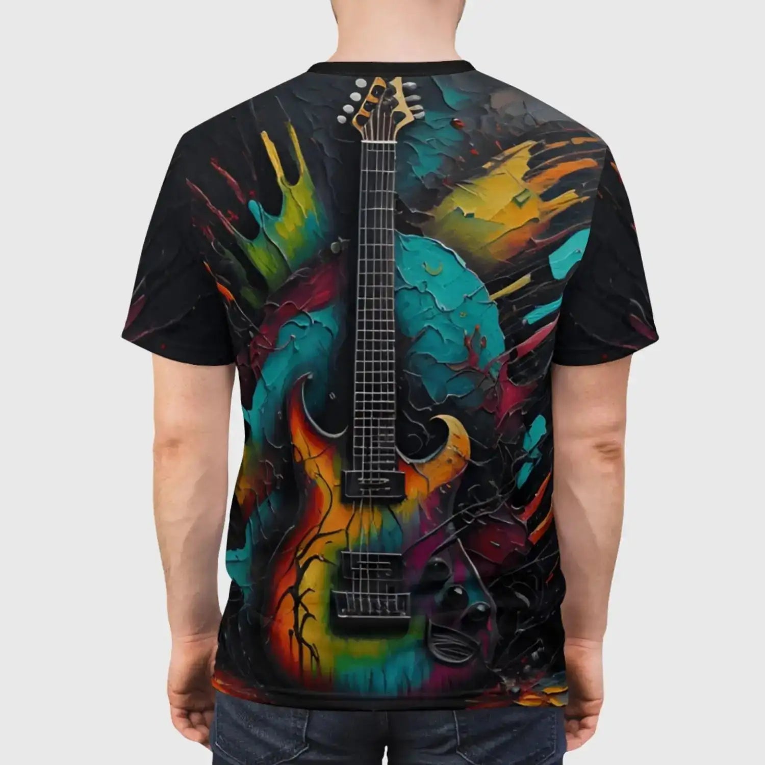 Electric Guitar Splash T-Shirt