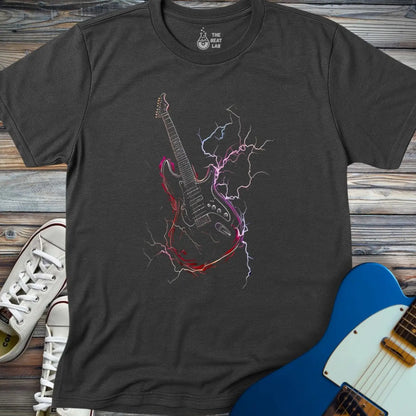 Electric Guitar T-shirt - Dark Heather Grey / S - T-Shirt