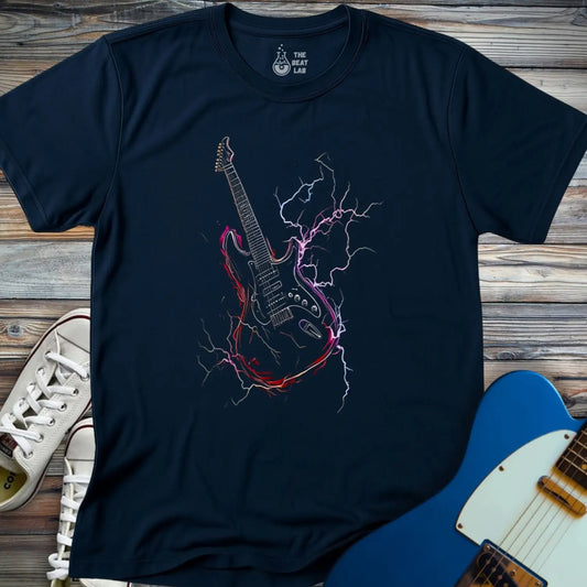Electric Guitar T-shirt - Navy / S - T-Shirt