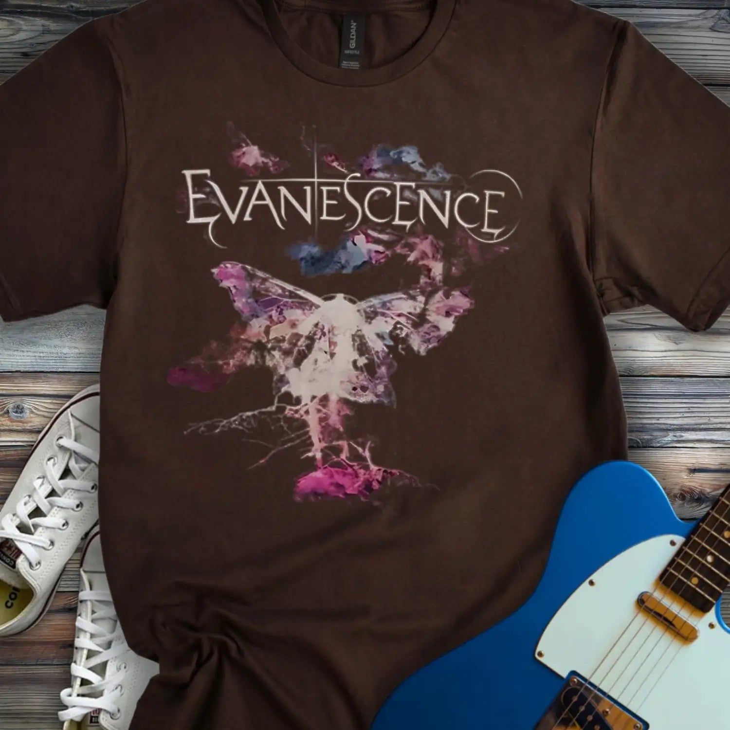 Evanescence T-shirt - Dark Chocolate / S - T-Shirt