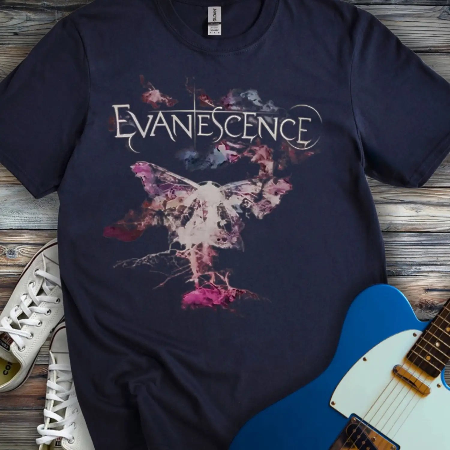 Evanescence T-shirt - Navy / S - T-Shirt