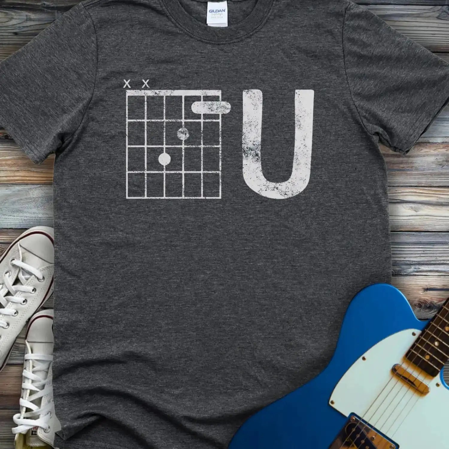 F You T-shirt Dark Heather Grey