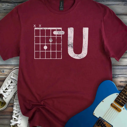 F You T-shirt Maroon