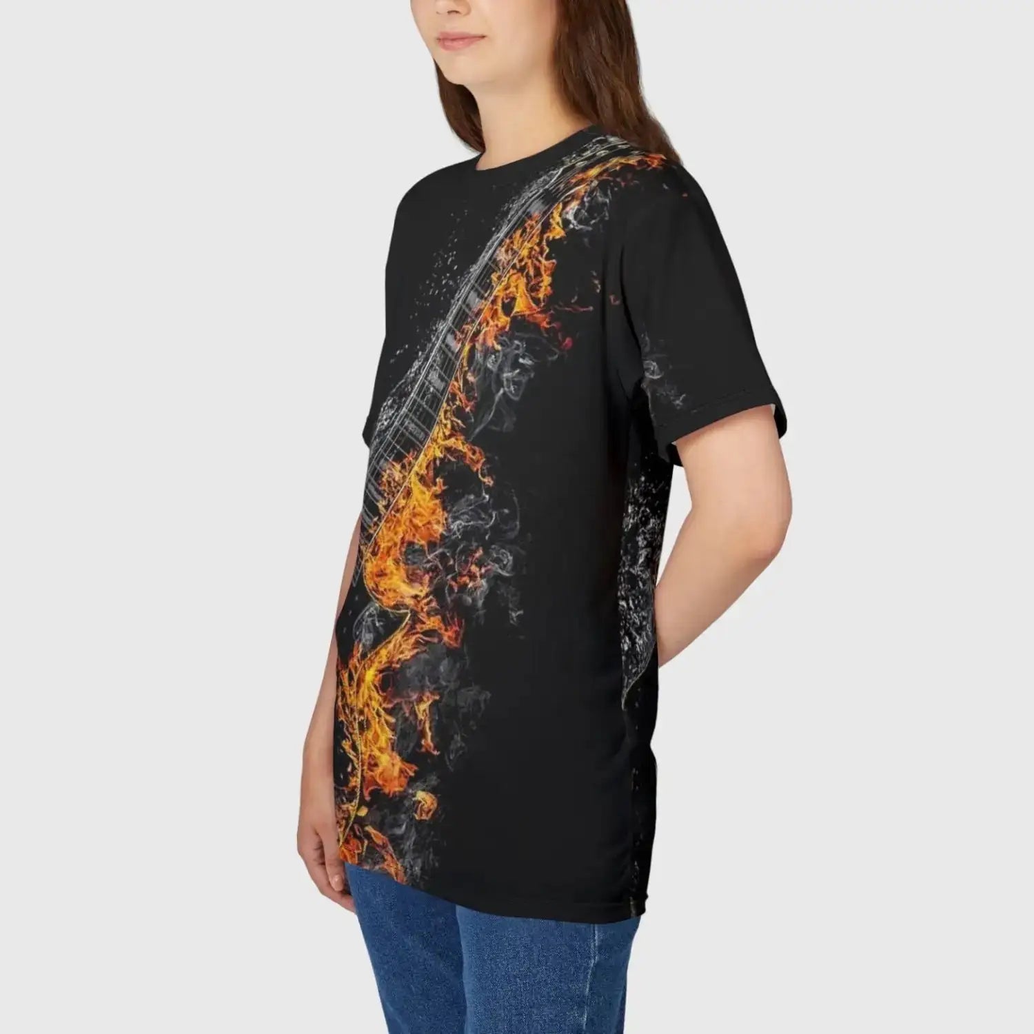 Fiery Guitar T-Shirt