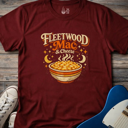 Fleetwood Mac and Cheese (I) T-shirt - Maroon / S - T-Shirt