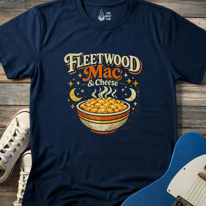 Fleetwood Mac and Cheese (I) T-shirt - Navy / S - T-Shirt