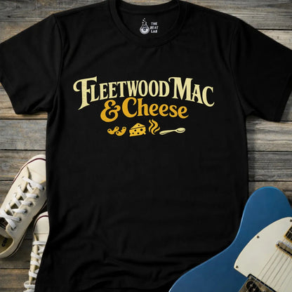 Fleetwood Mac and Cheese (II) T-shirt - Black / S - T-Shirt