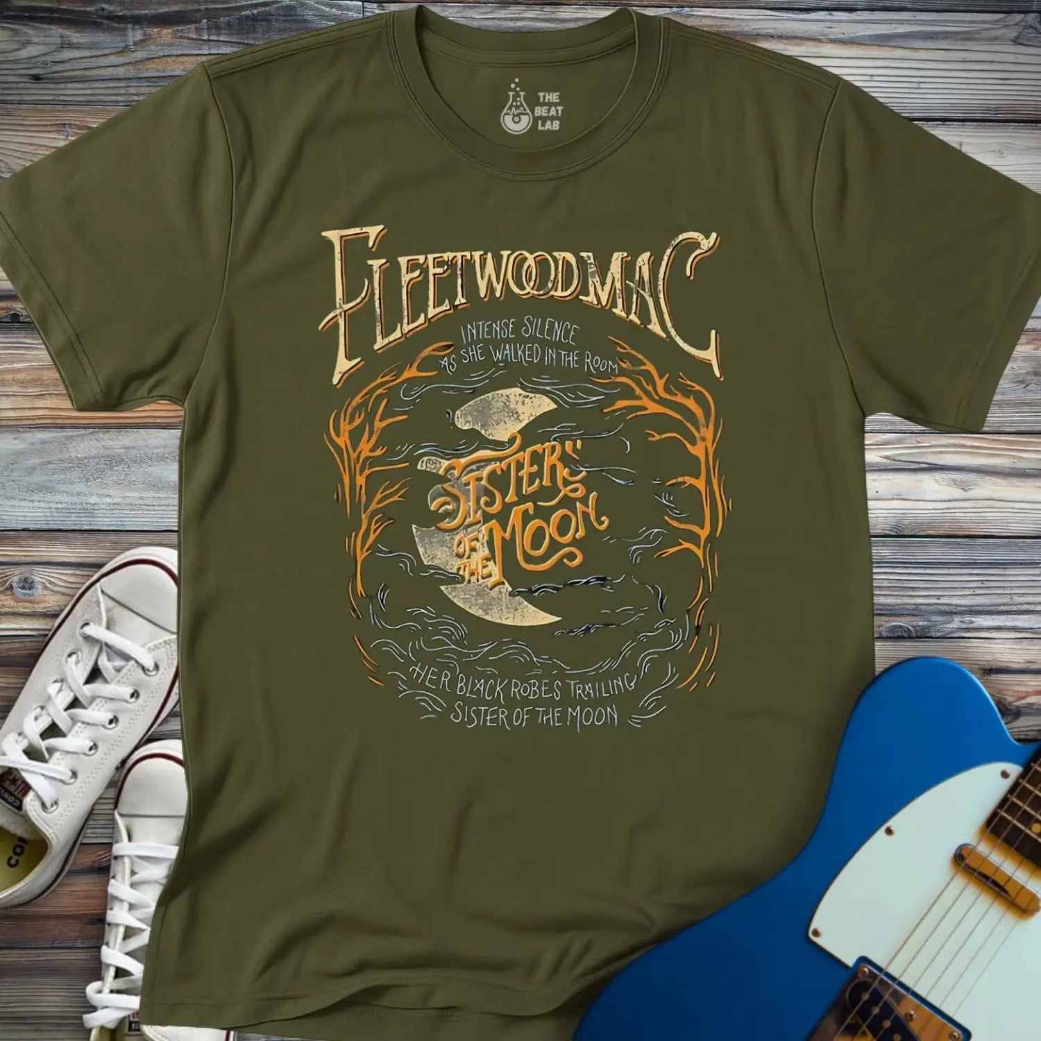 Fleetwood Mac T-shirt - Military Green / S - T-Shirt