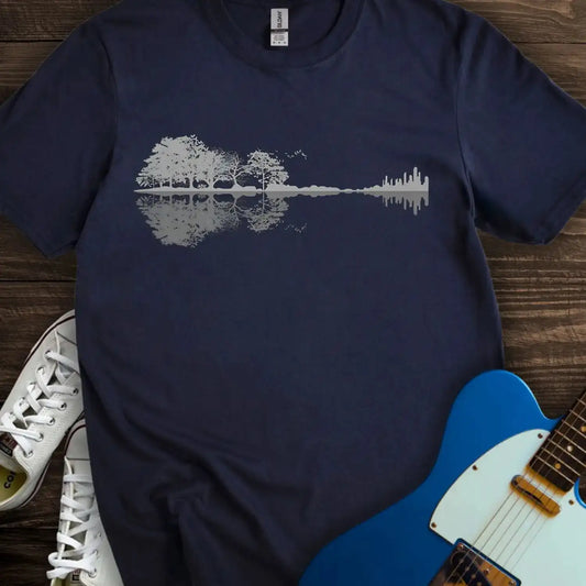 Forest Guitar (I) T-shirt Navy