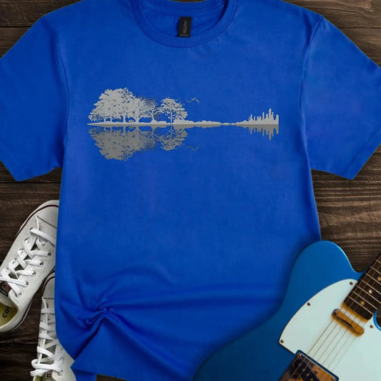 Forest Guitar (I) T-shirt Royal