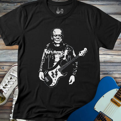 Frankenstein Rock Legend T-shirt - Black / S - T-Shirt