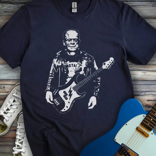 Frankenstein Rock Legend T-shirt Navy