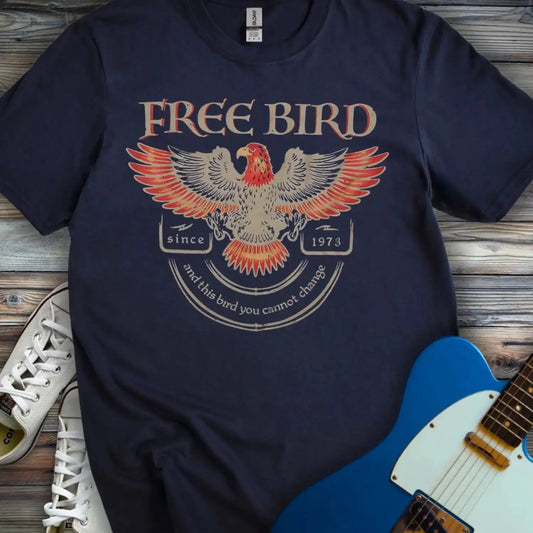 Free Bird T-shirt Navy
