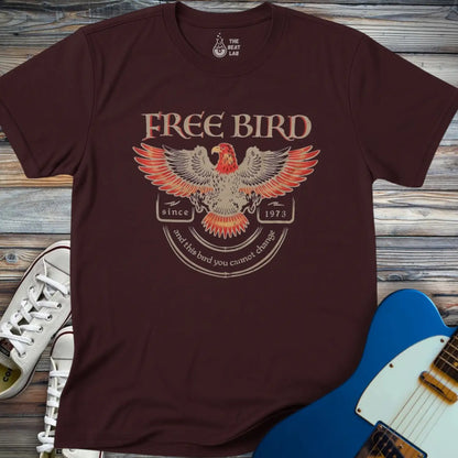 Free Bird T-shirt - Dark Chocolate / S - T-Shirt