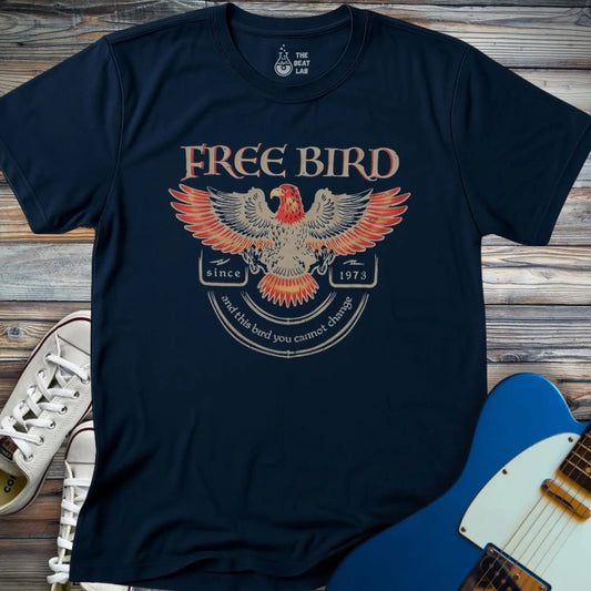Free Bird T-shirt - Navy / S - T-Shirt